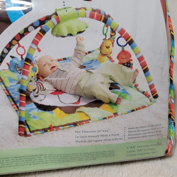 Sensory Play Mat Blanket Activity Gym with unique textures Little Lion 0m-5m NEW